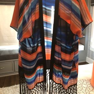 La Blanca shawl tunic top